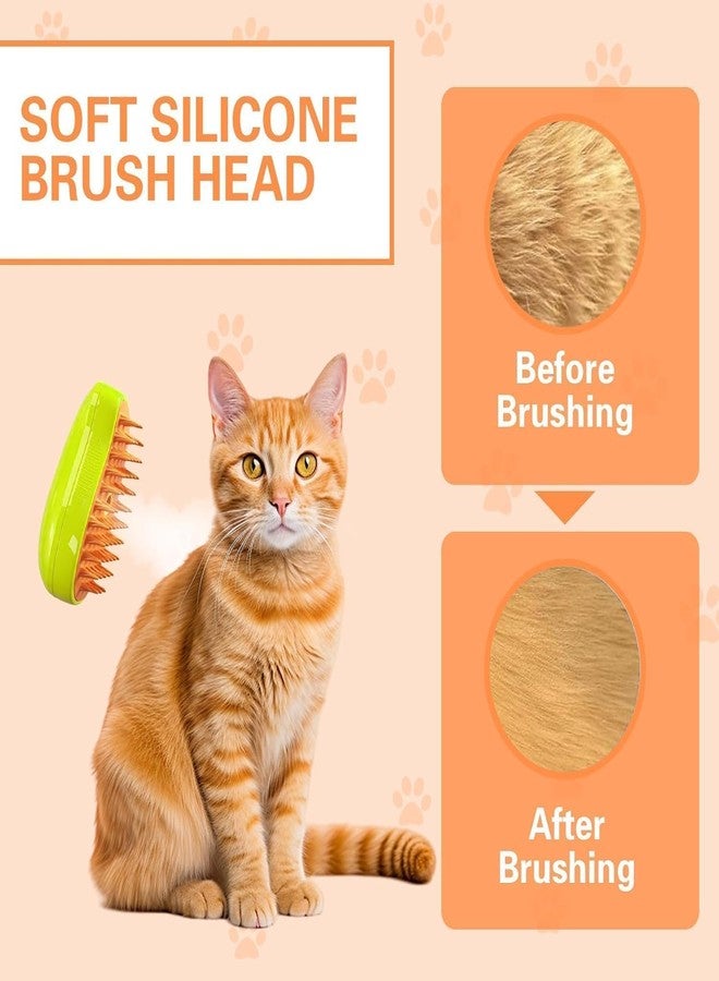 XIBO Pet Steam Brush Steamy Pet Brush 3 in 1 Self-Cleaning Grooming Tool, Efficient Massage, Hair Removal, Tangled & Loose Hair Care for Dogs,Steam brush. - Image 5